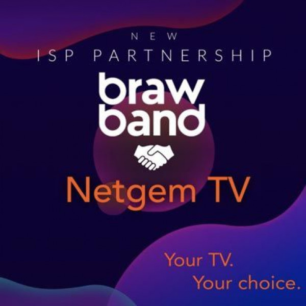 BrawBand, a Scottish broadband provider that offers customers gigabit-capable, Fibre-to-the-Premises (FTTP), has announced a partnership with Netgem TV that will enable its customers to access over 200 channels, including Premier Sports, available at home or on a mobile device.