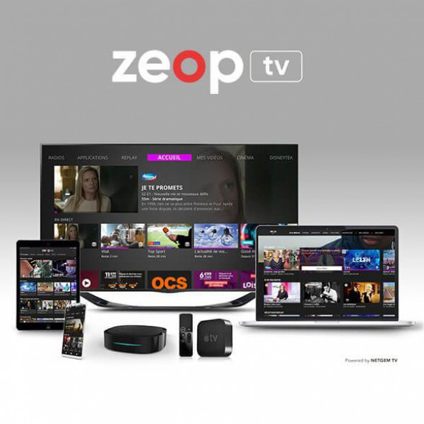 ZEOP, premier opérateur indépendant de fibre optique à La Réunion, annonce aujourd'hui le lancement de son service de télévision multi-écrans ZEOPTV.
