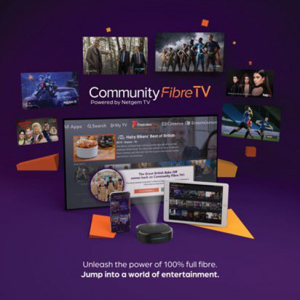 Community Fibre unleashes the power of full-fibre broadband to deliver a new world of entertainment